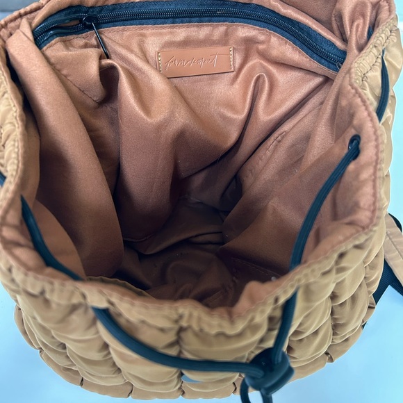 FP Movement by Free People Quilted Puffer Backpack in Rust Orange main image 4